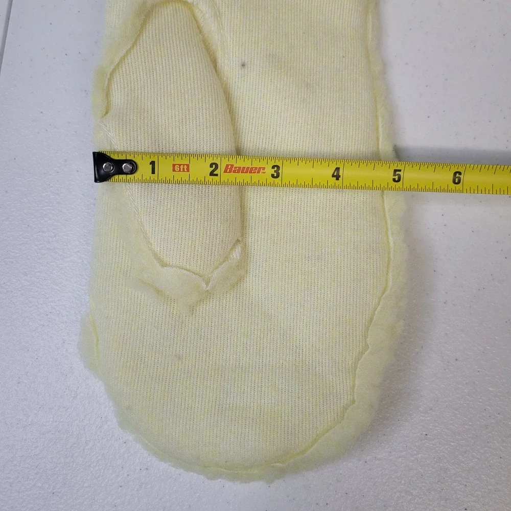 Hand Armor LN66-L Yellow Knit Mitten‎ Chopper Liner Gloves Sherpa Large - Picture 7 of 10